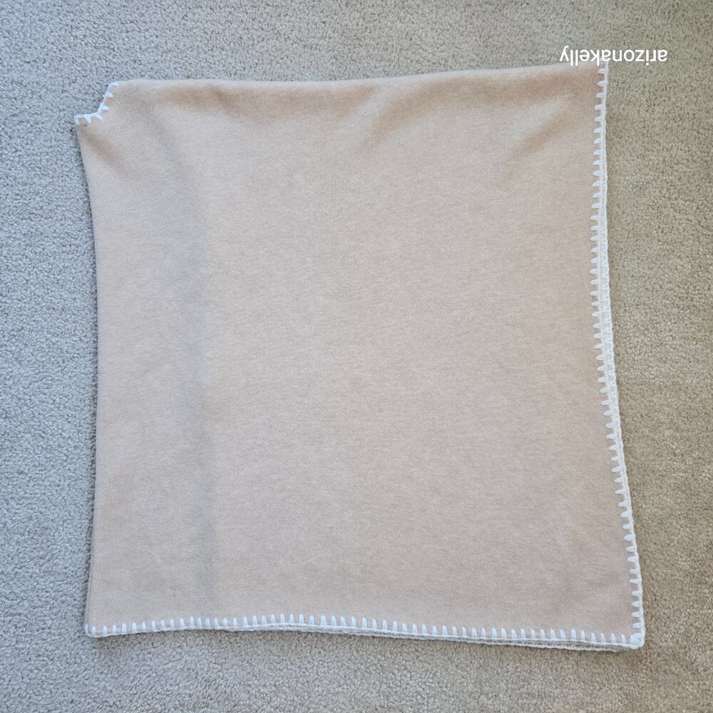 The Cashmere Project THICK Wrap Tan and Cream - Picture 14 of 16